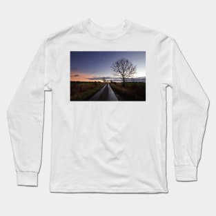 Country Road Sunrise Long Sleeve T-Shirt